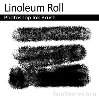 Linoleum Roll - Photoshop Ink Brush