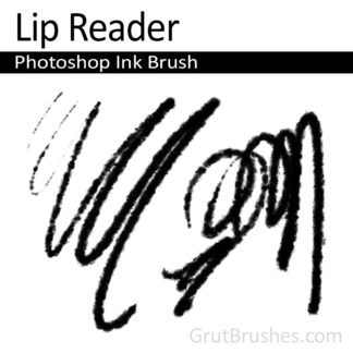Lip Reader - Photoshop Ink Brush