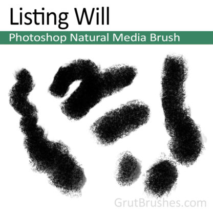 Photoshop Natural Media for digital artists 'Listing Will'