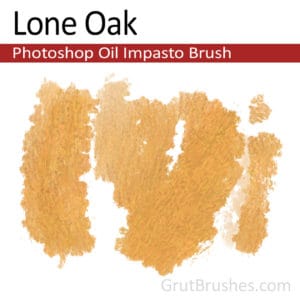 Lone Oak - Impasto Oil Photoshop Brush
