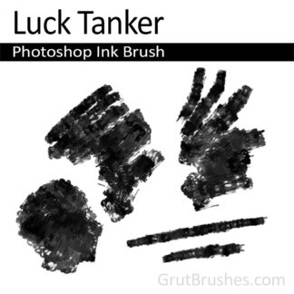 Photoshop Ink Brush for digital artists 'Luck Tanker'