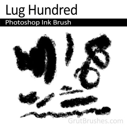 Photoshop Ink Brush for digital artists 'Lug Hundred'