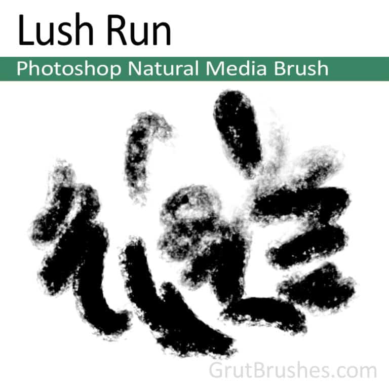 Natural Media Brush Lush Run