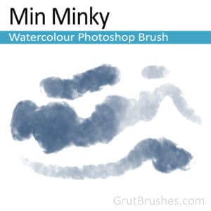 Photoshop Watercolor Brush for digital artists 'Min Minky'