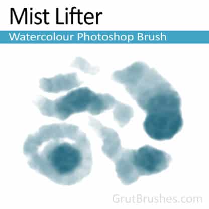 Photoshop Watercolour Brush for digital artists 'Mist Lifter'