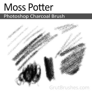 Moss Potter - Photoshop Charcoal Brush