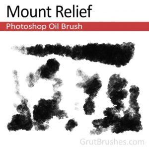 Mount Relief - Photoshop Oil Brush