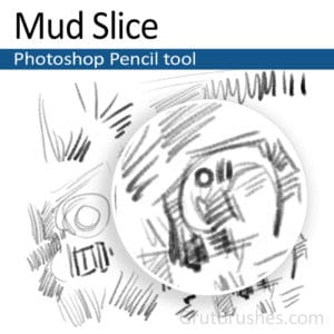 'Mud Slice' Photoshop Pencil brush
