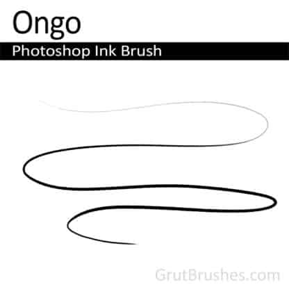 Photoshop Ink Brush for digital artists 'Ongo'
