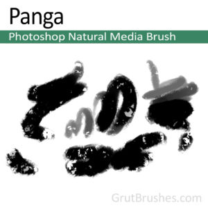 Photoshop Natural Media Brush for digital artists 'Panga'