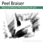 'Peel Braiser' Natural Media Photoshop Brush