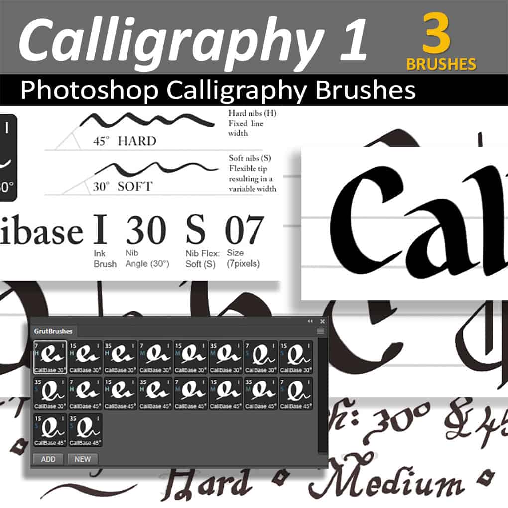 lilla pensum dvs. Calligraphy Brushes 01 - GrutBrushes.com