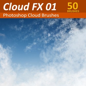 50 Photoshop Cloud Brushes and Tools