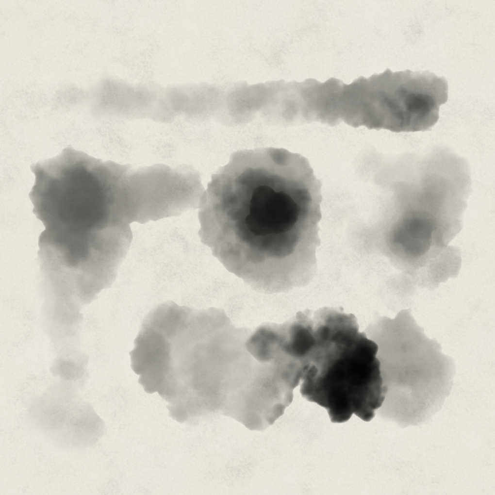 Photoshop Ink Wash Brush 'Mush Agog'