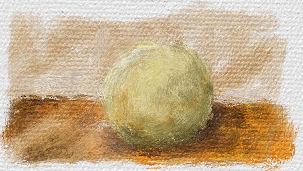 Photoshop Oil Canvas Surface Template After