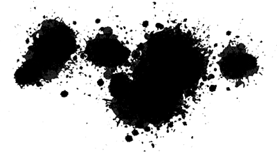 Single burst Photoshop splatter brush