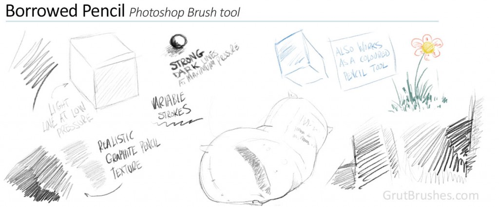 Photoshop pencil brush