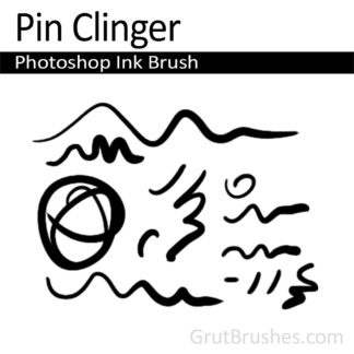 Pin Clinger - Photoshop Ink Brush