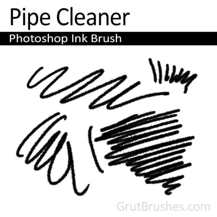 Pipe Cleaner - Photoshop Ink Brush 