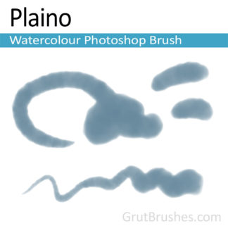 Photoshop Water Colour Brush for digital artists 'Plaino'