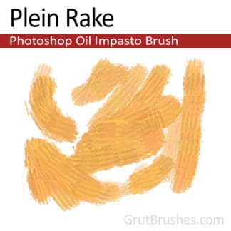 Plein Rake - Impasto Oil Photoshop Brush