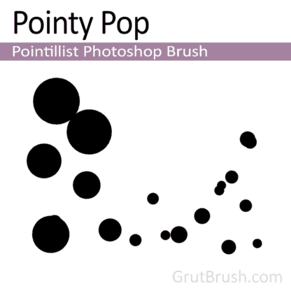 Pointy Pop - Pointillist Photoshop Brush