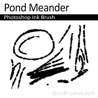 Pond Meander - Photoshop Ink Brush