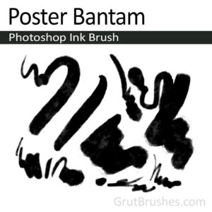 Poster Bantam - Photoshop Ink Brush