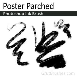 Poster Parched - Photoshop Ink Brush