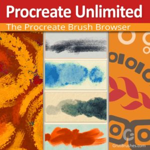 Procreate unlimited brushes from GrutBrushes