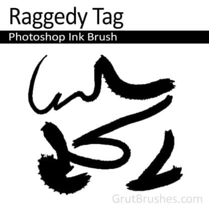 Raggedy Tag - Photoshop Ink Brush