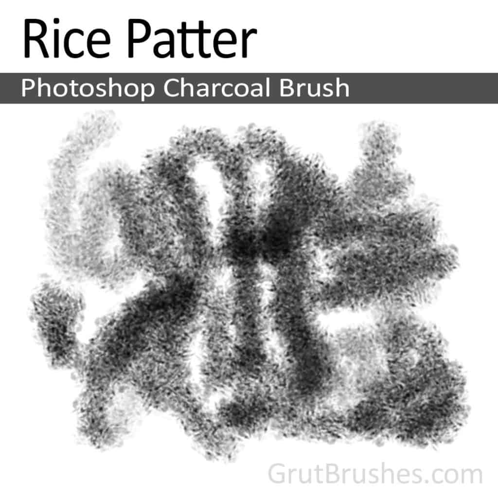 Rice Patter - Photoshop Charcoal Brush - Grutbrushes.com