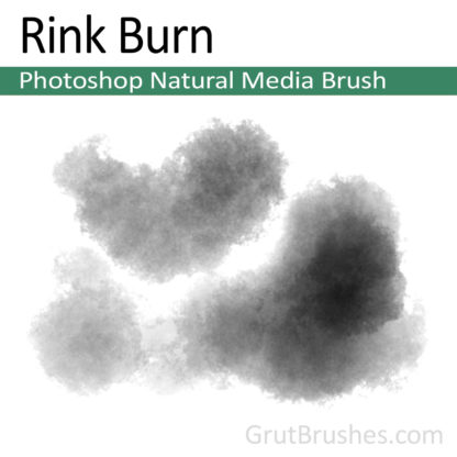 Photoshop Natural Media Brush for digital artists 'Rink Burn'