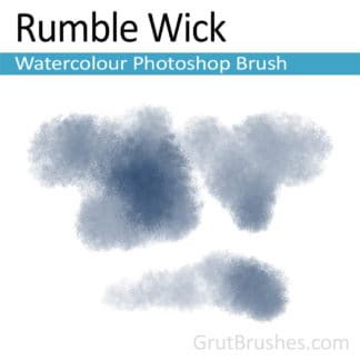 Photoshop Watercolor Brush for digital artists 'Rumble Wick'