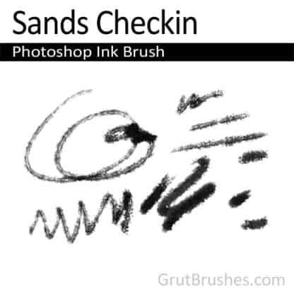 Photoshop Ink Brush for digital artists 'Sands Checkin'