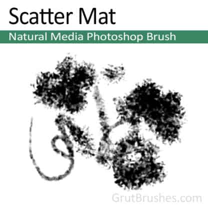 Scatter Mat - Photoshop Natural Media Brush
