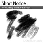 Free Photoshop Charcoal Brush download -'Short Notice'