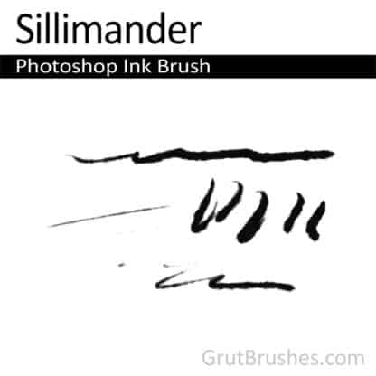 Photoshop Ink Brush for digital artists 'Sillimander'