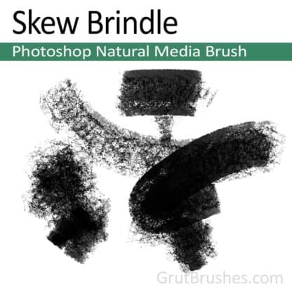Photoshop New Media Brush for digital artists 'Skew Brindle'