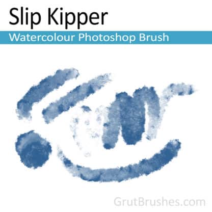 Photoshop Watercolor Brush for digital artists 'Slip Kipper'