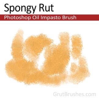Spongy Rut - Photoshop Impasto Oil Brush