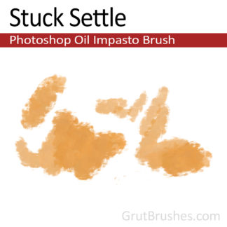Photoshop Impasto Oil for digital artists 'Stuck Settle'