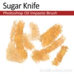 'Sugar Knife' Photoshop Oil Impasto brush