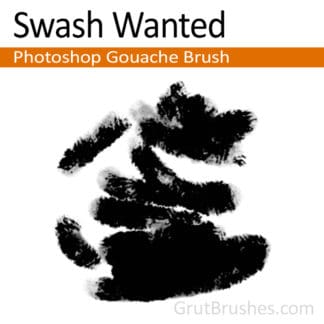 Swash Wanted - Photoshop Gouache Brush