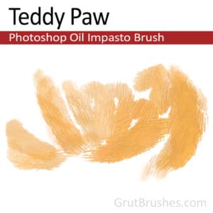 Teddy Paw - Impasto Oil Photoshop Brush