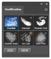 GrutBrushes in GrutBrushes panel