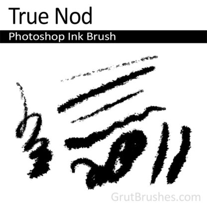 Photoshop Ink Brush for digital artists 'True Nod'