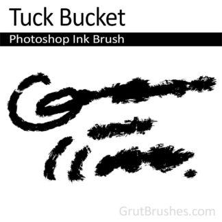 Photoshop Ink Brush for digital artists 'Tuck Bucket'
