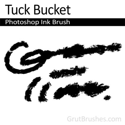 Photoshop Ink Brush for digital artists 'Tuck Bucket'