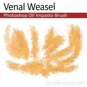 Venal Weasel - Impasto Oil Photoshop Brush